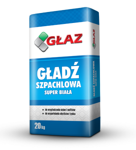 GŁAZ Gładź szpachlowa super biała